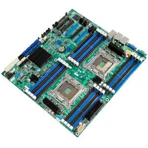 Intel BBS2600CP2J Server Motherboard - 2x Socket R LGA-2011 - Intel C600-A - 16x DDR3 - RAID - 1x PCIe x16 - 2x RJ-45 - SSI EEB