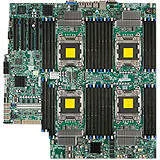 Supermicro MBD-X9QR7-TF+-O Server Motherboard - 4x Socket R LGA-2011 - Intel C602 - 32x DDR3 - RAID - 2x PCIe x16 - 3x RJ-45 - Proprietary Form Factor