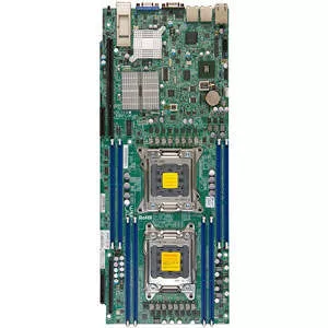 Supermicro MBD-X9DRT-HIBQF-B Server Motherboard - 2x Socket R LGA-2011 - Intel C602 - 8x DDR3 - RAID - 1x PCIe x16 - 3x RJ-45 - Proprietary Form Factor