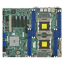 Supermicro MBD-X9DRL-3F-O-EW2 Server Motherboard - 2x Socket R LGA-2011 - Intel C606 - 8x DDR3 - RAID - 3x RJ-45 - ATX