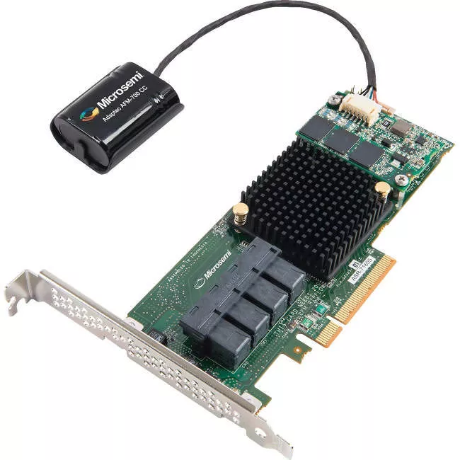 Adaptec 2274600-R 71605Q SAS/SATA 6GB/S PCIE GEN3 RAID ADAPTER INCLUDES MAXCACHE 3.0