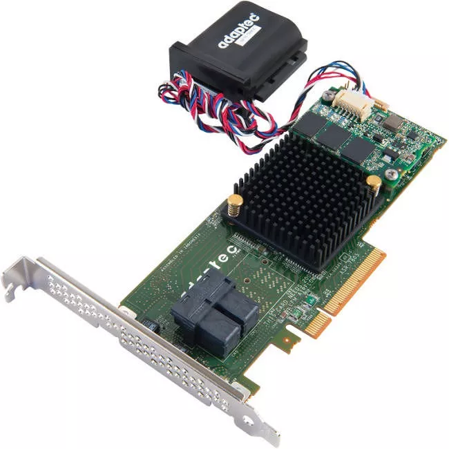 Adaptec 2274300-R 7805Q SAS/SATA 6GB/S PCIE GEN3 RAID ADAPTER INCLUDES MAXCACHE 3.0