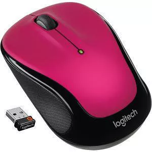 Logitech 910-003121 M325 Wireless Mouse, 2.4 GHz with USB Unifying Receiver, 1000 DPI Optical Tracking, 18-Month Life Battery, PC / Mac / Laptop / Chromebook (Brilliant Rose)