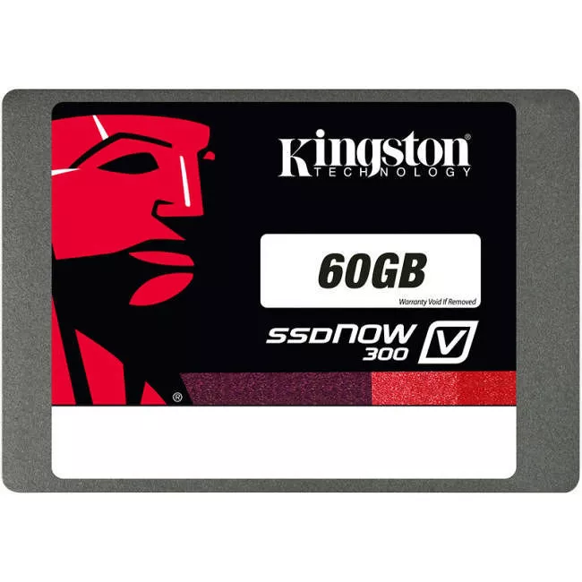 Kingston SV300S37A/60G SSDNow V300 60 GB Solid State Drive - SATA/600 - 2.5" Drive - Internal