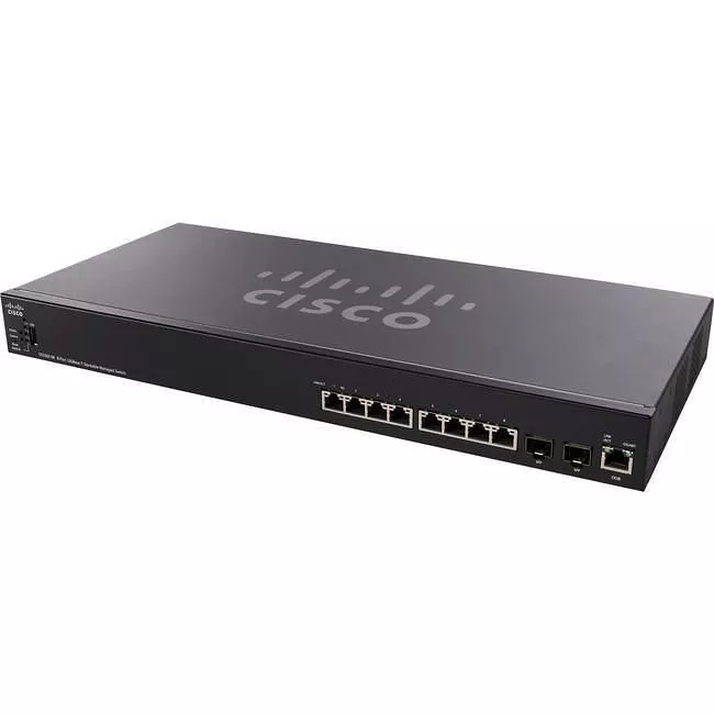 Cisco SX350X-08-K9-NA SX350X-08 8-Port 10GBase-T Stackable Managed Switch