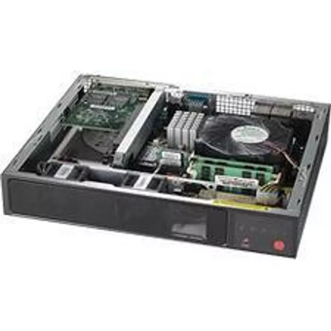 Supermicro SYS-E300-9C 1 U Rackmount Barebone - LGA-1151 - Black