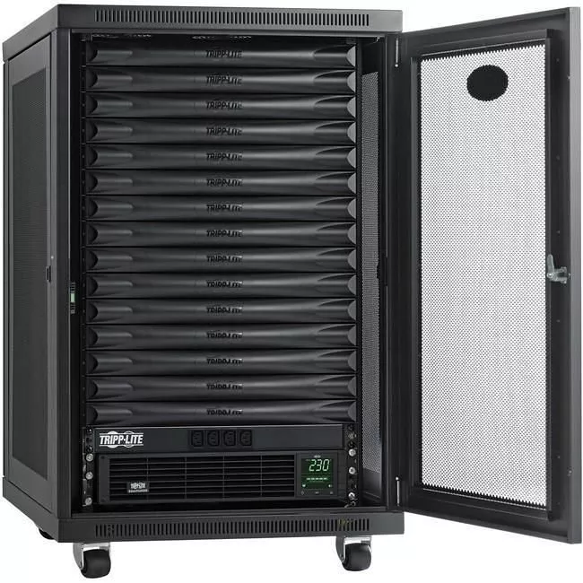 Tripp Lite MDA2F15UPX00000 EdgeReady Micro Data Center 15U 1500VA UPS PDU 18U Rack 230V