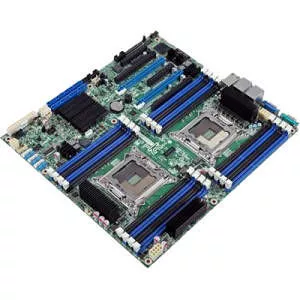 Intel BBS2600CO4 Server Motherboard - 2x Socket R LGA-2011 - Intel C600-A - 16x DDR3 - RAID - 4x PCIe x16 - 4x RJ-45 - SSI EEB