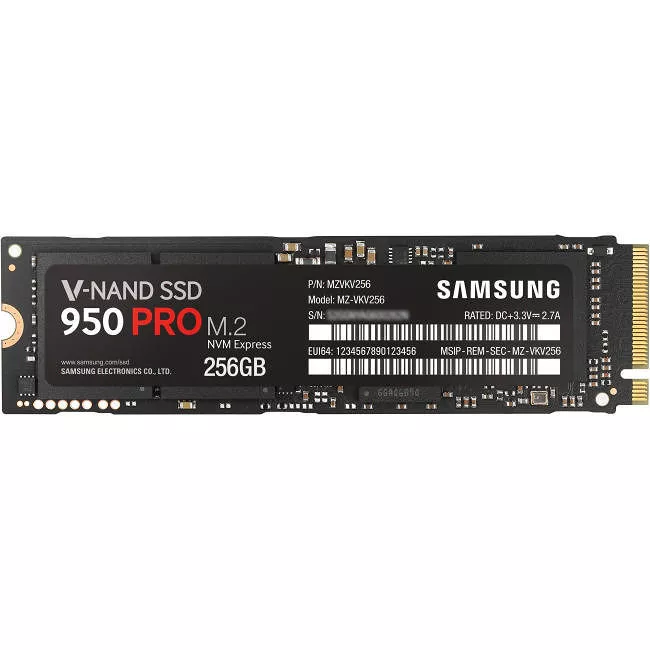 Samsung MZ-V5P256BW 950 PRO 256 GB Internal Solid State Drive