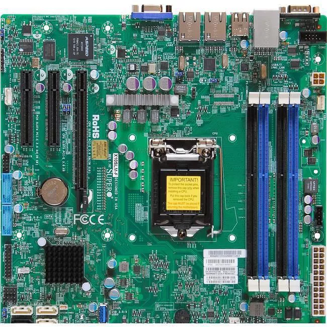 Supermicro MBD-X10SLM-F-B Motherboard - Intel C224- LGA-1150