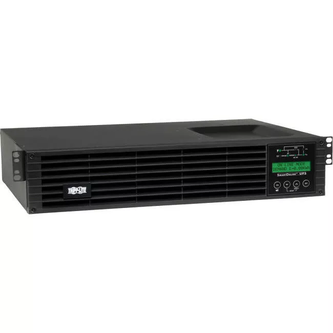 Tripp Lite SU750RTXLCD2U Eaton Tripp Lite Series SmartOnline 750VA 675W 120V Double-Conversion Sine Wave UPS - 8 Outlets, Extended Run, Network Card Option, LCD, USB, DB9, 2U Rack/Tower Battery Backup