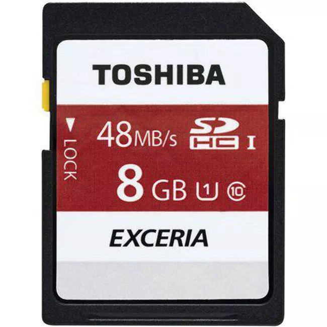Toshiba THN-N301R0080U4 Exceria 8 GB SDHC Memory Card