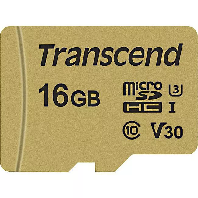 Transcend TS16GUSD500S 16 GB microSDHC Memory Card