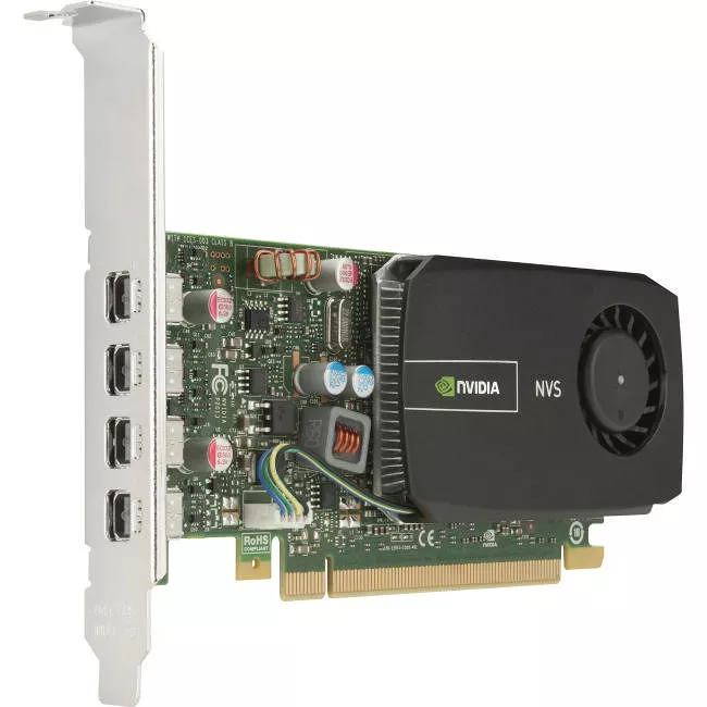 HP C2J98AT Quadro 510 Graphic Card - 2 GB DDR3 - PCIe 2.0 - LP