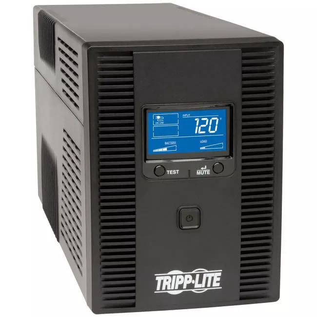 Tripp Lite SMART1500LCDT UPS SmartPro 1500VA 900W 120V Line-Interactive Sine Wave UPS - 8 Outlets LCD USB Tower