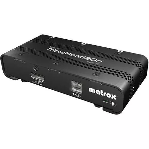 Matrox T2G-DP3D-IF TripleHead2Go Digital SE - MultiView - DisplayPort - DVI - USB