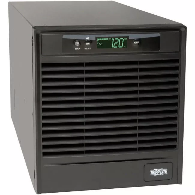 Tripp Lite SU1500XLCD Eaton Tripp Lite Series SmartOnline 1500VA 1350W 120V Double-Conversion UPS - 6 Outlets, Extended Run, Network Card Option, LCD, USB, DB9, Tower Battery Backup