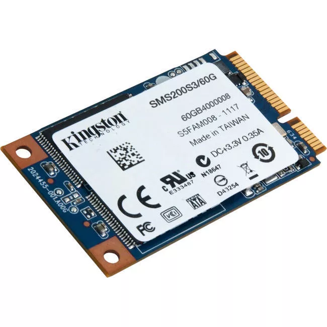 Kingston SMS200S3/30G SSDNow mS200 30 GB SSD - mini-SATA (SATA/600) - Internal - Plug-in Module