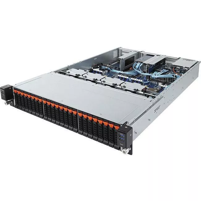GIGABYTE R281-NO0 2U Rackmount Barebone - 2x Socket P LGA-3647 - Intel C621 Chipset