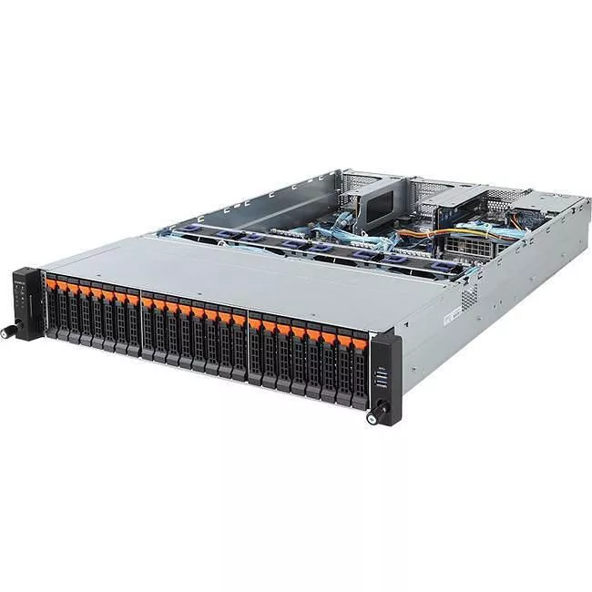 GIGABYTE R281-Z92 2U Rackmount Barebone - 2x AMD EPYC 7001 CPU - 1600 W 80 PLUS Platinum PSU