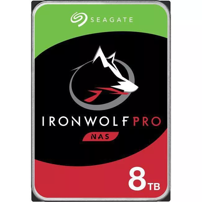 Seagate ST8000NE001 IronWolf Pro Hard Drives - 8 TB - 256 MB - 3.5 - SATA - 7200