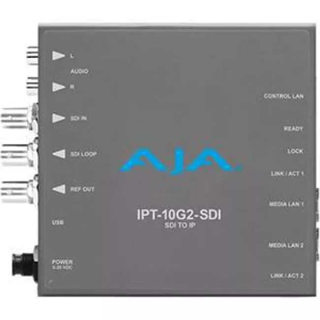 AJA IPT-10G2-SDI-R0 IPT-10G2-HDMI HDMI to SMPTE ST 2110 Video & Audio Converter