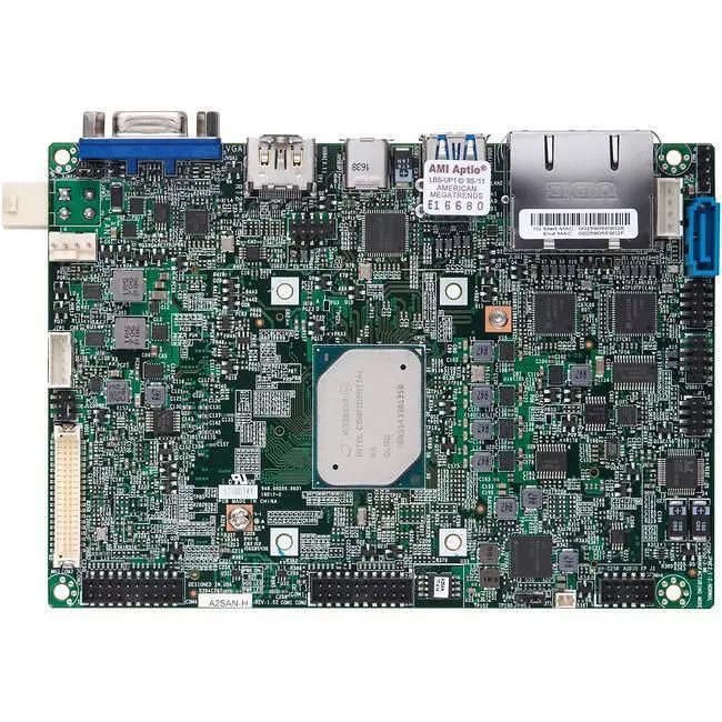 Supermicro MBD-A2SAN-E-WOHS-B Server Motherboard - Socket BGA-1296 - Intel 1x DDR3L - 1x M.2 - 2x RJ-45 - 3.5 SBC