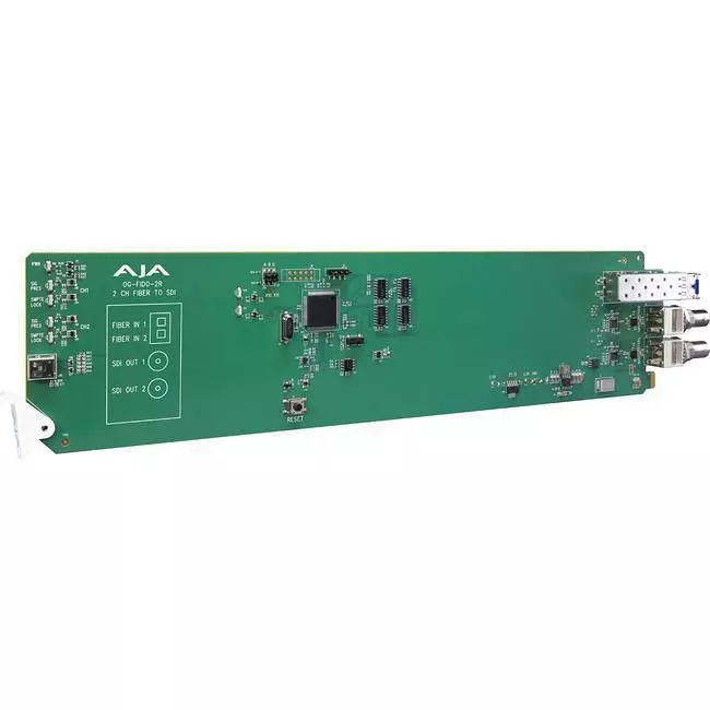 AJA OG-FIDO-2R 2-Channel Single Mode LC Fiber to 3G-SDI Receiver
