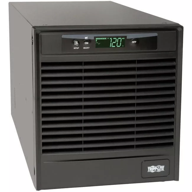 Tripp Lite SU3000XLCD Eaton Tripp Lite Series SmartOnline 3000VA 2700W 120V Double-Conversion UPS - 5 Outlets, Extended Run, Network Card Option, LCD, USB, DB9, Tower Battery Backup