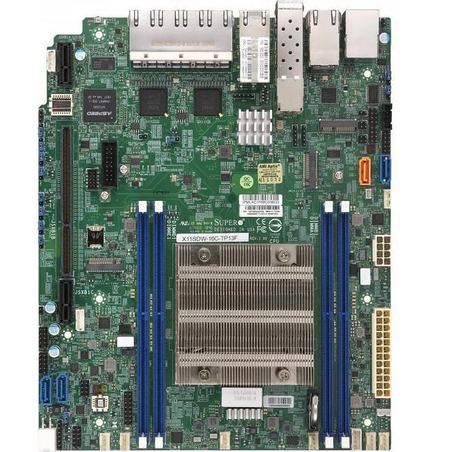 Supermicro MBD-X11SDW-16C-TP13F-O Motherboard - Xeon D-2183IT - FCBGA-2518 - Single Socket