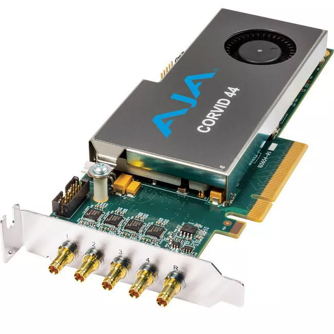 AJA CORVID 44-S-NC1 Low-Profile 8-Lane PCIe, 4x SDI Independently Configurable, No Cables Included