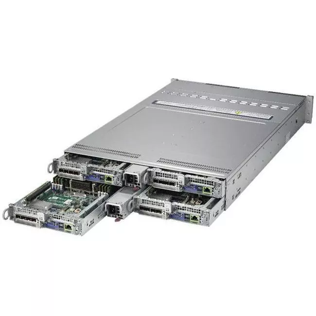 Supermicro AS-2124BT-HTR 2U Rack Barebone - 2x Socket SP3 - SOC