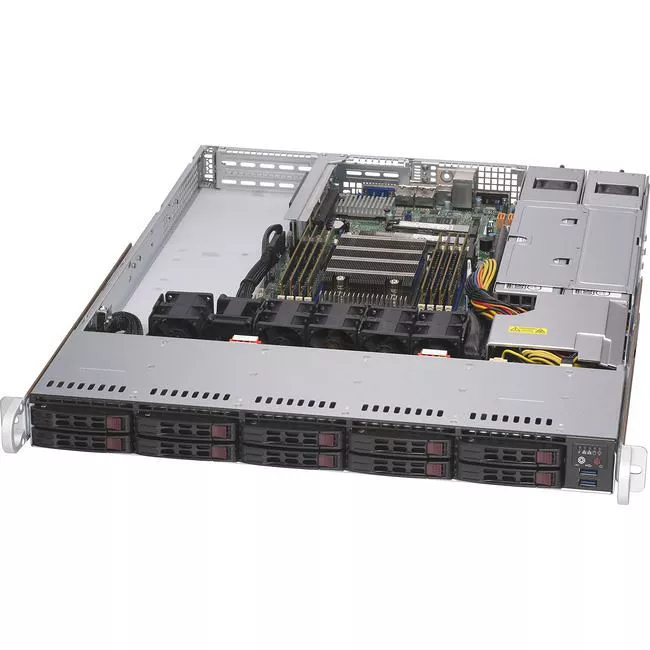 Supermicro AS-1114S-WTRT 1U Rack Barebone - Socket SP3 - SOC