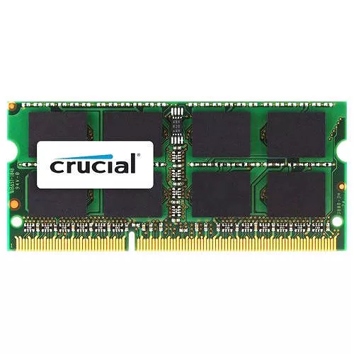 Crucial CT4G3S1339M 4 GB DDR3-1333 Memory - SODIMM - Unbuffered - Non-ECC - 1.35 V - 1333 MHz