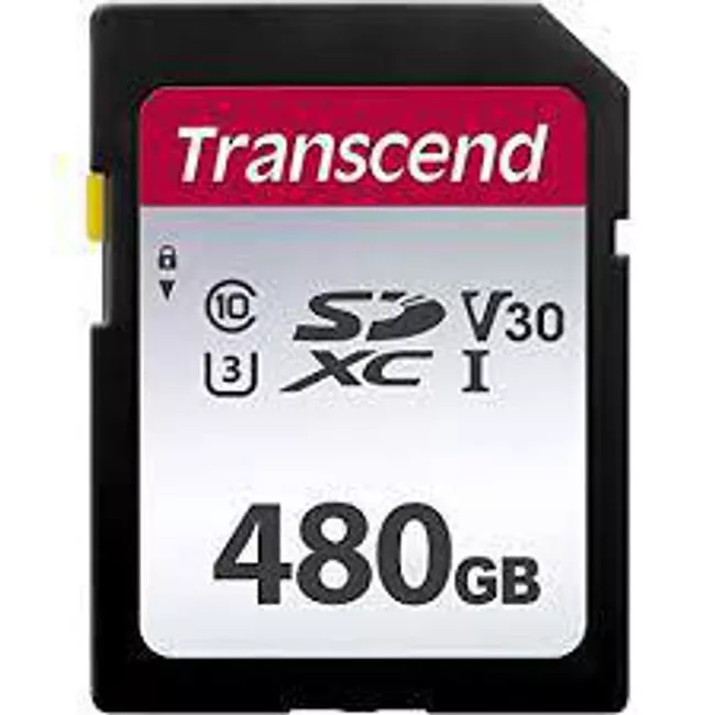 Transcend TS480GSDC300S 480 GB SDXC/SDHC 300S Memory Card 