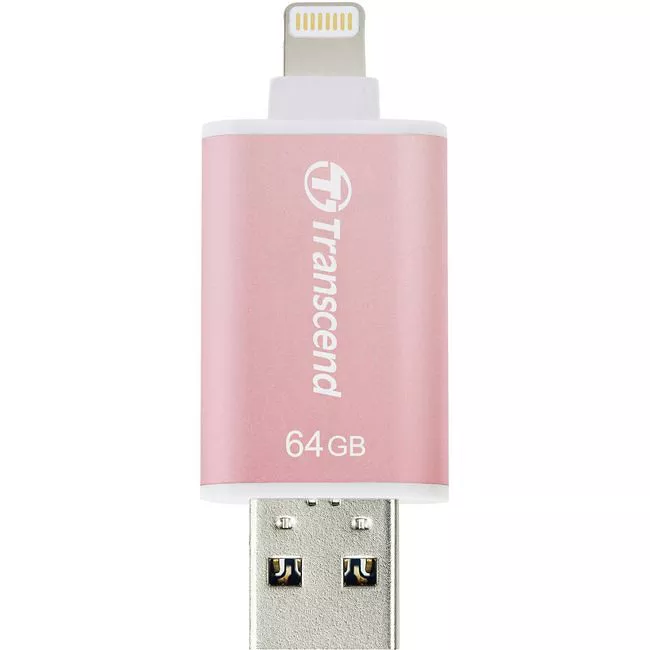Transcend TS64GJDG300R 64 GB JetDrive Go 300 Lightning USB 3.1 Flash Drive