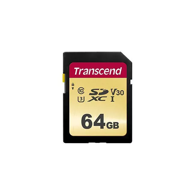 Transcend TS64GSDC500S 64 GB 500S 8 GB Class 10/UHS-I (U3) SDXC