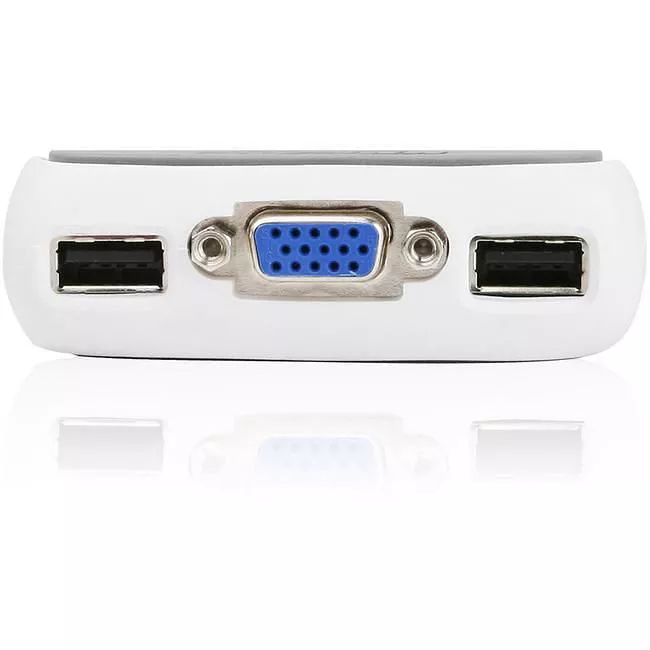 IOGEAR GCS632U 2-Port USB PLUS KVM Switch with Built-in Cables and Audio Support