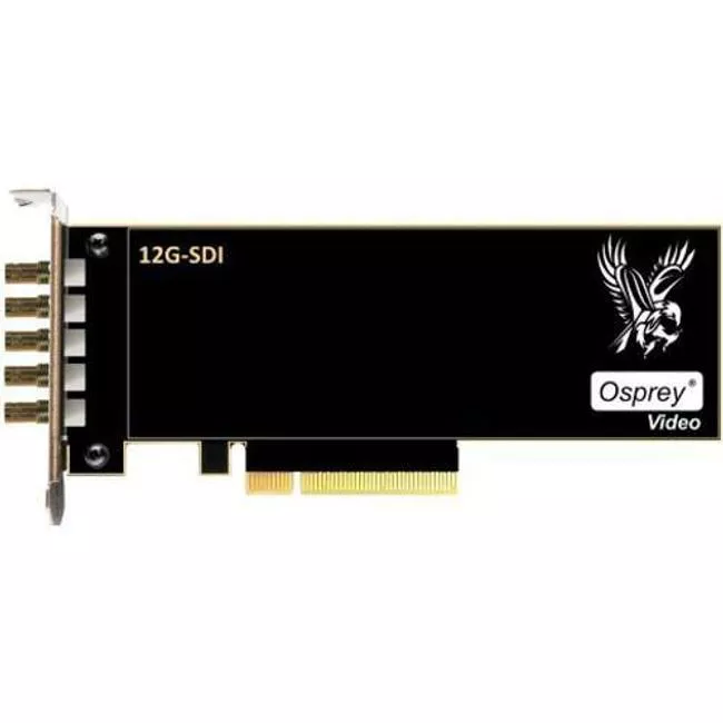 Osprey 95-00515 1245 - Quad 12G SDI, I/O, Genlock (limited to a combined 36G Input Bandwidth)