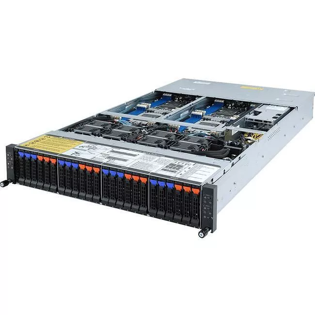 GIGABYTE H262-Z66 2U Rack-mountable Barebone - SoC - 4 Nodes - Dual Socket SP3