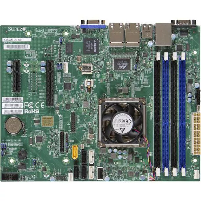 Supermicro MBD-A1SAM-2750F-B Desktop Motherboard - Socket BGA-1283 - Intel 4x DDR3 - Micro ATX