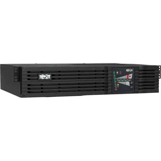 Tripp Lite SU2200RTXL2UN UPS Smart Online 2200VA 1600W Rackmount 110V/120V USB DB9 SNMPWEBCARD 2URM