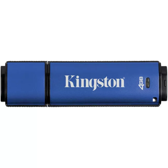 Kingston DTVP30AV/4GB DataTraveler Vault Privacy USB 3.0 Anti-Virus Flash Drive 