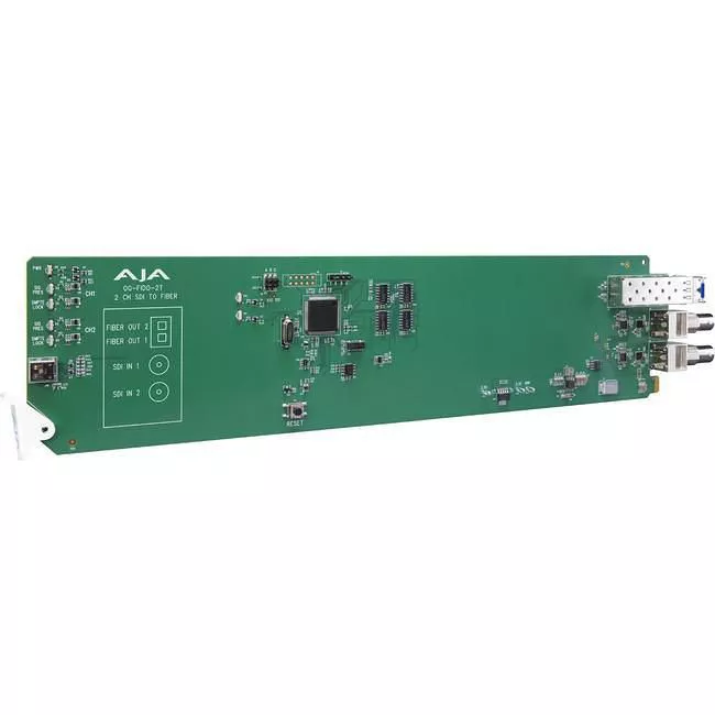 AJA OG-FIDO-2T-MM 2-Channel 3G-SDI to Multi-Mode LC Fiber Transmitter