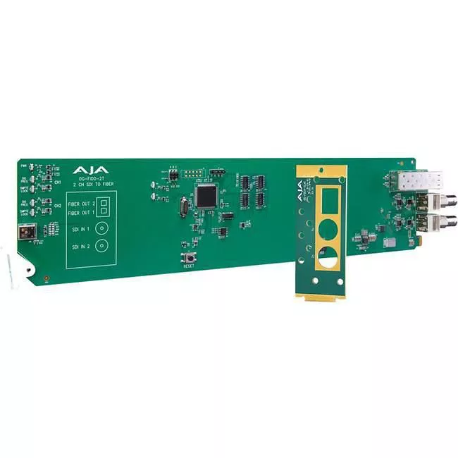 AJA OG-FIDO-2T-X 2-Channel 3G-SDI to Single Mode LC Fiber Transmitter for CWDM