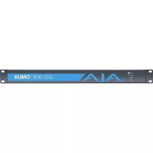 AJA KUMO-1616-12G KUMO 16x16 Compact 12G-SDI Router, with 1 power supply