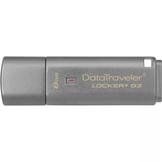 Kingston DTLPG3/8GB 8 GB DataTraveler Locker+ G3 USB 3.0 Flash Drive