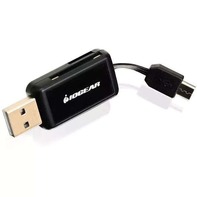 IOGEAR GOFR214 GoFor2 - USB OTG Card Reader for PC/Mac & Mobile Devices