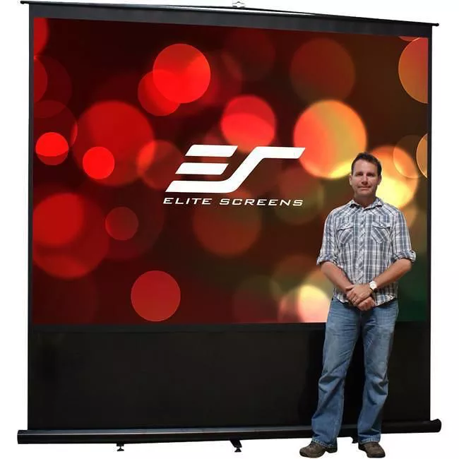 Elite Screens FM100V Elite Screens ezCinema 2, Portable Manual Floor Pull Up Projector