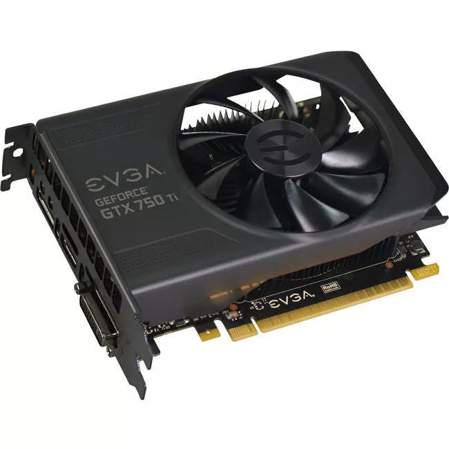 EVGA 02G-P4-3751-KR GeForce GTX 750 Ti Graphic Card - 1.02 GHz Core - 2 GB GDDR5 - PCIE 3.0 x16